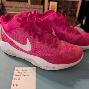 Nike Zoom Pink Athletic Shoes